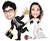 Caricatura de Casamento, Noivos, Noivinhos - Caricaturas Digitais - Tudo em Caricaturas, Logotipos e Criação de Mascotes para Empresas