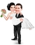 Caricatura de Casamento, Noivos, Noivinhos - Gold na internet