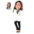 Caricatura Individual Corpo Inteiro Estilo Ouro na internet