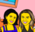 Caricatura Simpson com cenário de fundo grátis - comprar online