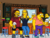Caricatura Simpson com cenário de fundo grátis na internet