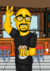 Caricatura Simpson com cenário de fundo grátis na internet