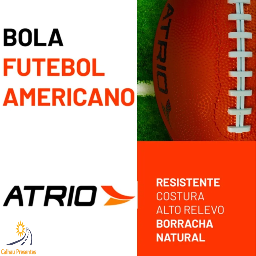 Bola de Futebol Americano de Borracha Atrio – ES408