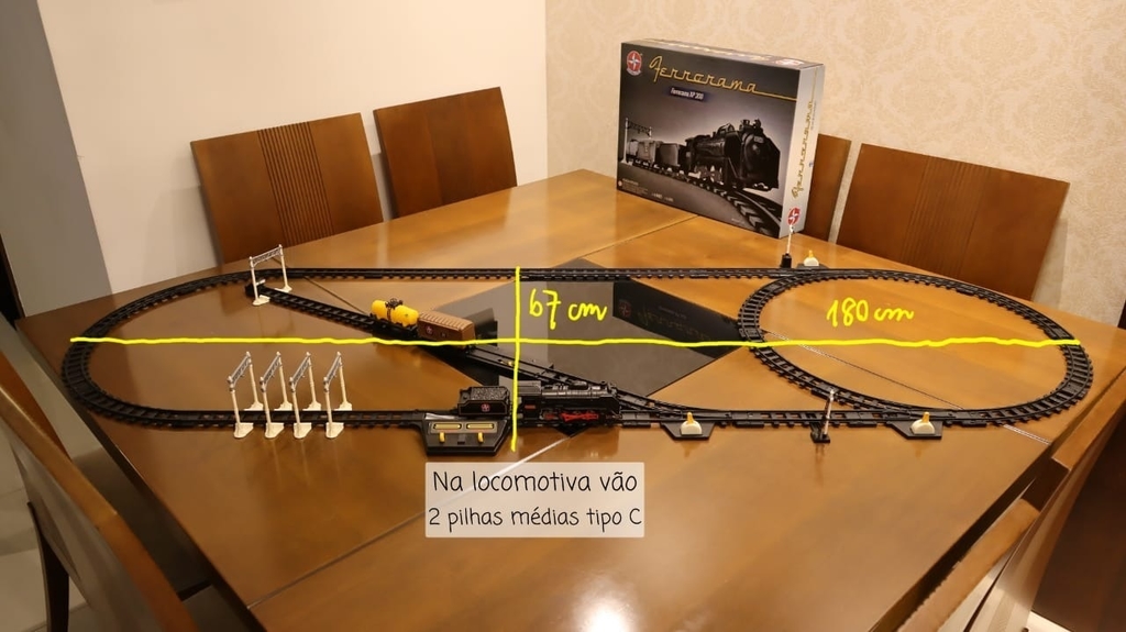 Trem Locomotiva Ferrorama XP 300 Brinquedo Clássico Estrela