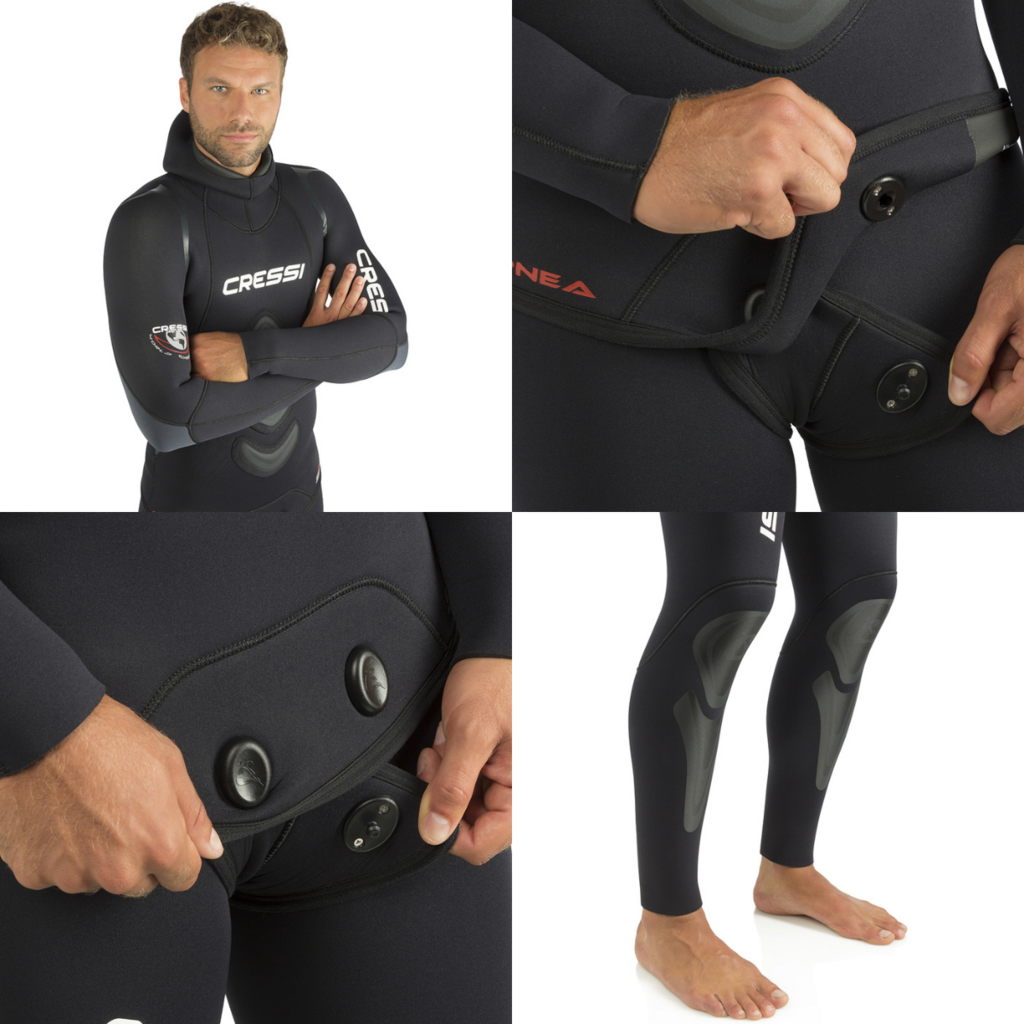 Roupa Apnea de Neoprene Open Cell 3,5mm - Cressi