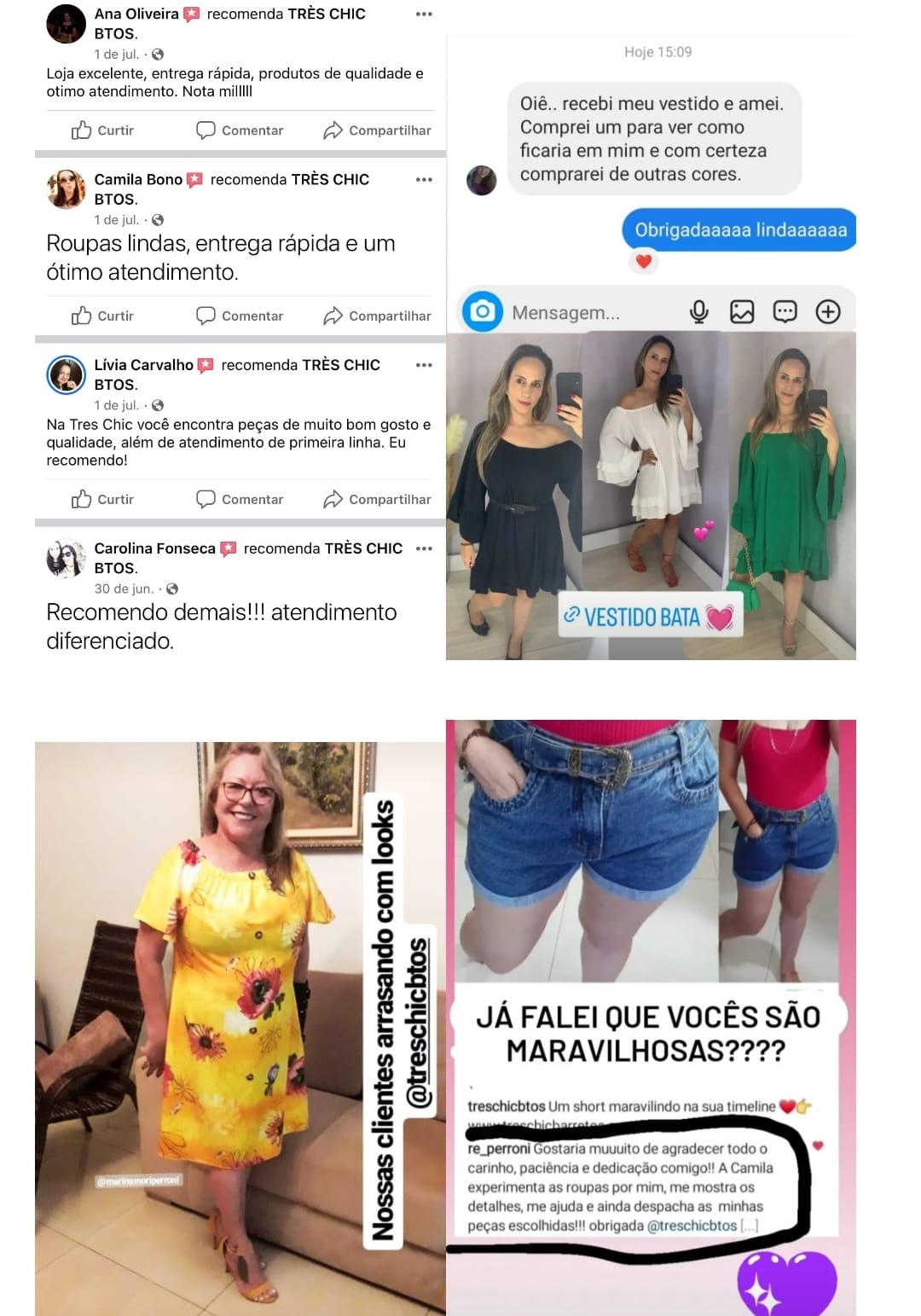 Vestido Tomara que Caia Curto Colado Bicolor Preto e Branco