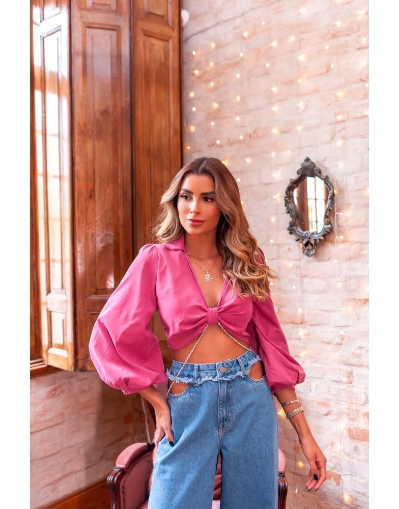 blusa de corrente