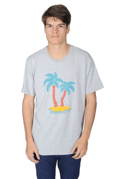 Remera Aloha From Hell Gris
