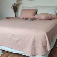 SET CUBRE CAMA LISO - laspircasdeco