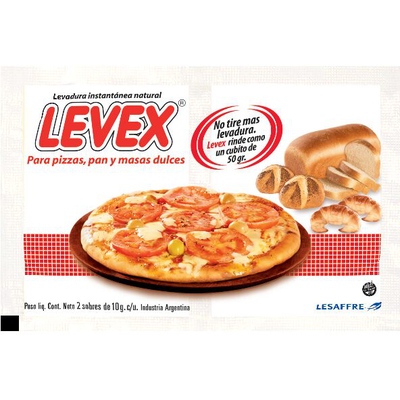 Levadura Instantanea Natural Levex 20 G.