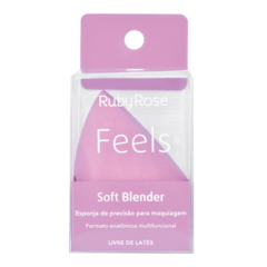 Esponja de Maquiagem Soft Blender Feels - Ruby Rose - Seven Angels Cosméticos