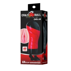 MASTURBADOR VIBRADOR CON BASE VAGINA - CRAZY BULL DELIA - FlyClub