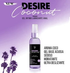 Gel íntimo Lubricante Anal Desire Coconut - comprar online