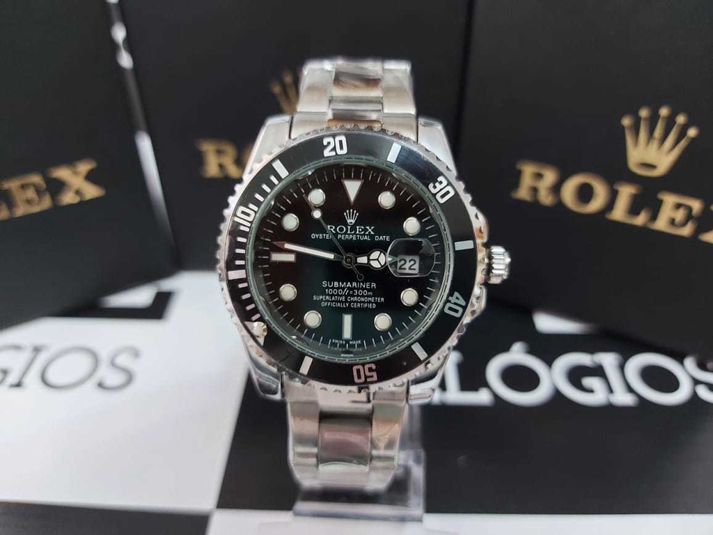 rolex de prata