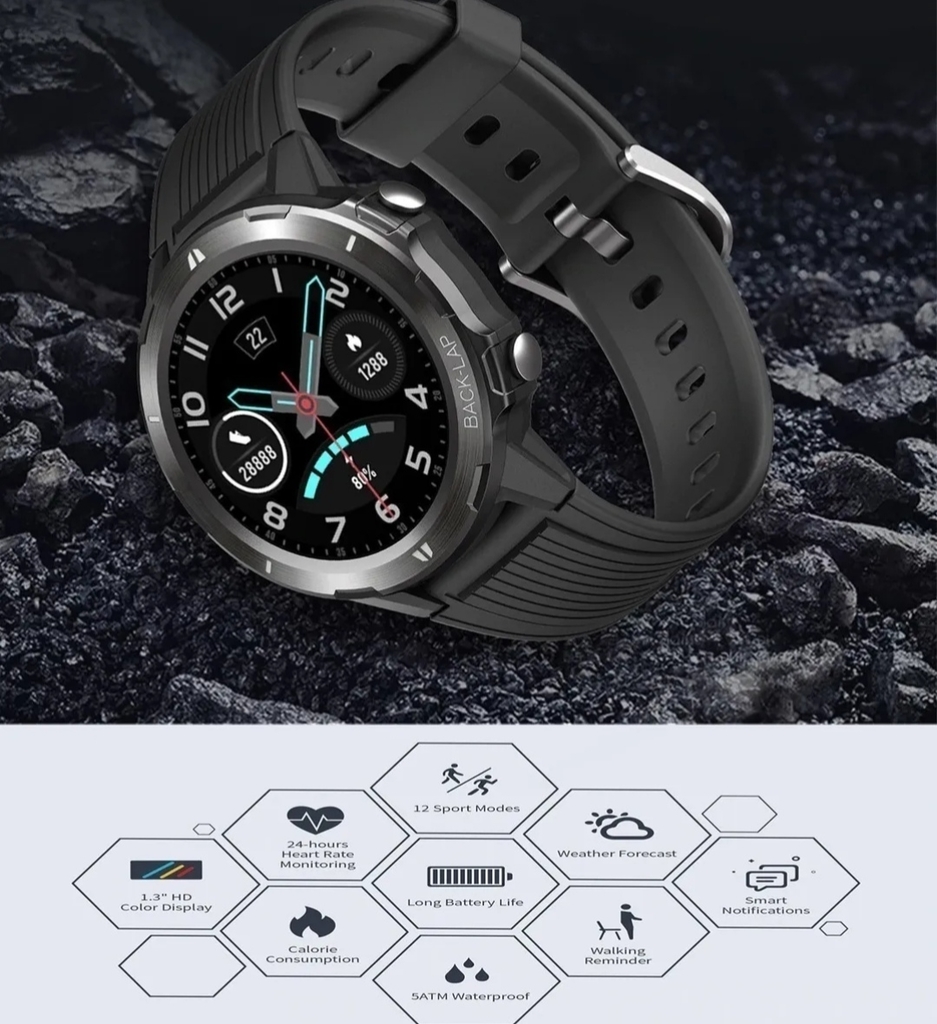 RELÓGIO INTELIGENTE SMARTWATCH BLULORY BW16