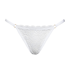Calcinha String Renda Lady Branco