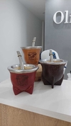 Mate de cuero Grabado Club Los 50