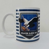 Taza Rayada Azul Finito Logo Nuevo