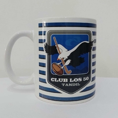Taza Rayada Azul Finito Logo Nuevo