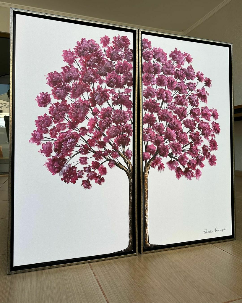 Ipê Rosa Quadro arvore Ipê Rosa