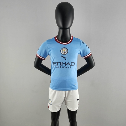 Camisa Pré-jogo Manchester City F.C. Masculina Azul - Camarote do Torcedor