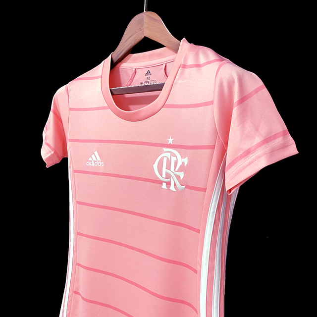 camisa do flamengo feminina rosa