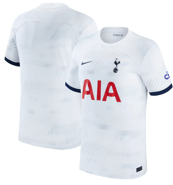 Camisa Tottenham Titular 2023/2024 Jogador Masculina - Branca
