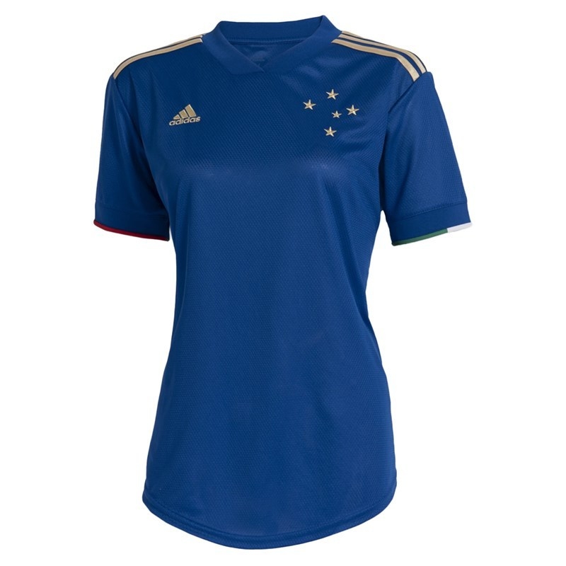 Camiseta Cruzeiro 21/22 Adidas Feminina - Azul