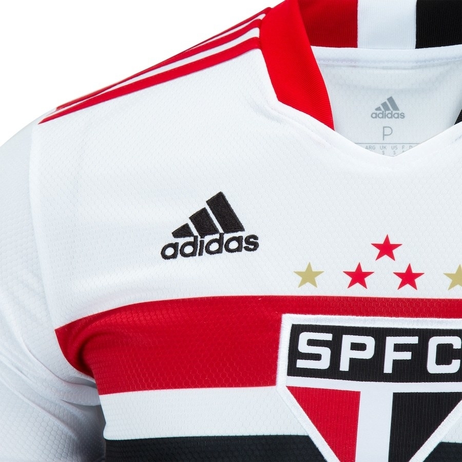 Camisa São Paulo I 21/22 s/n° Torcedor Adidas Masculina - Branco+