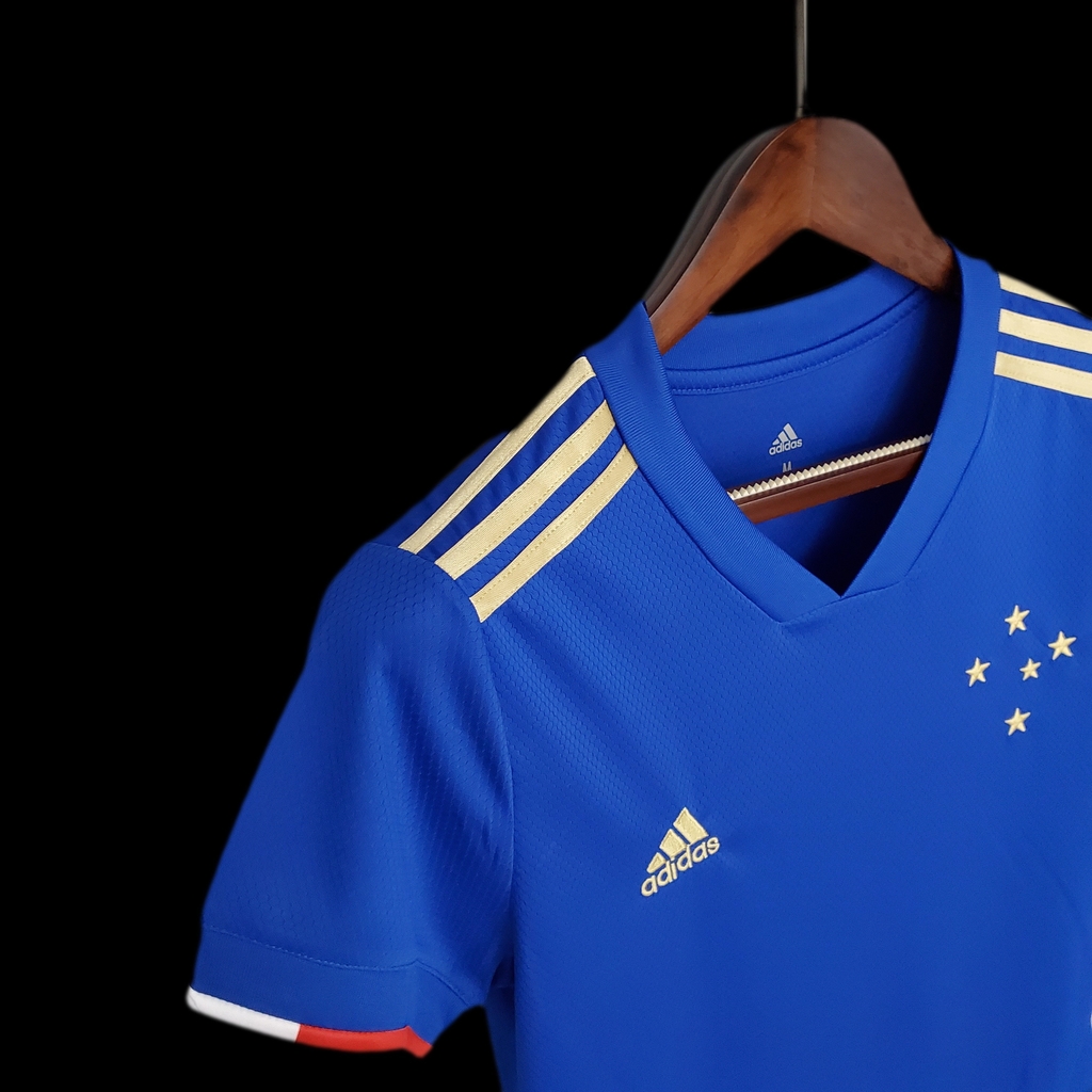 Camiseta Cruzeiro 21/22 Adidas Feminina - Azul