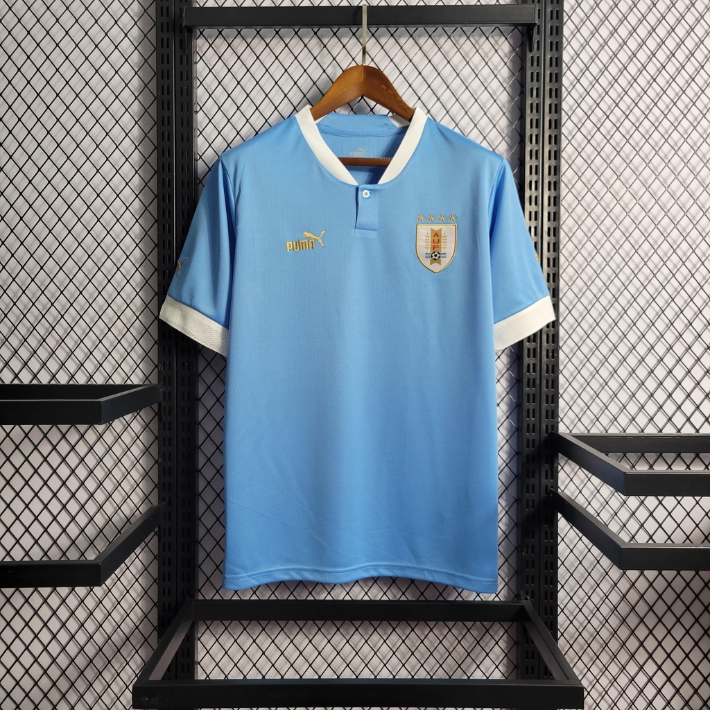 Camiseta Puma Uruguay 2022 2023 azul celeste