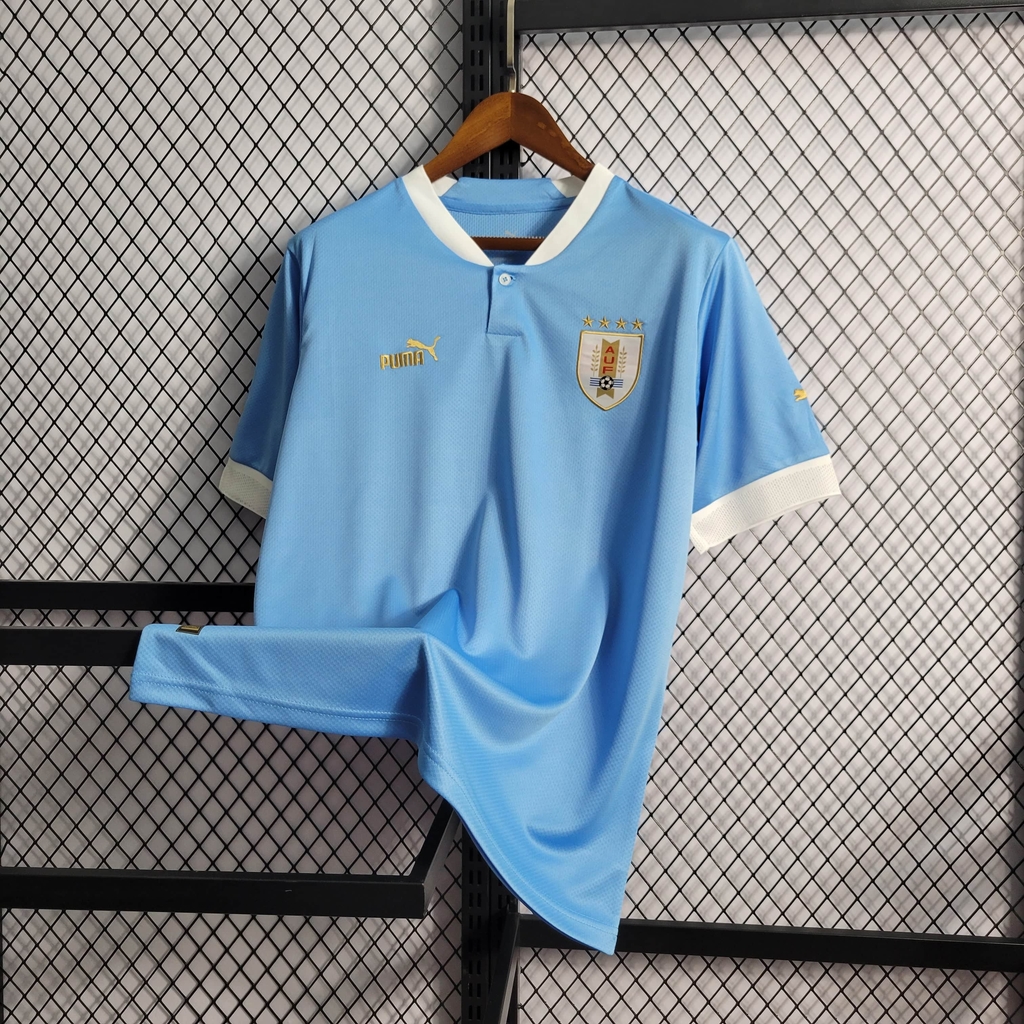 Camiseta Puma Uruguay 2022 2023 azul celeste