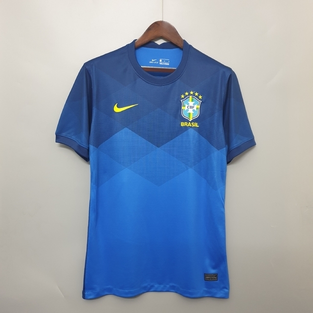 nike camisa brasil azul
