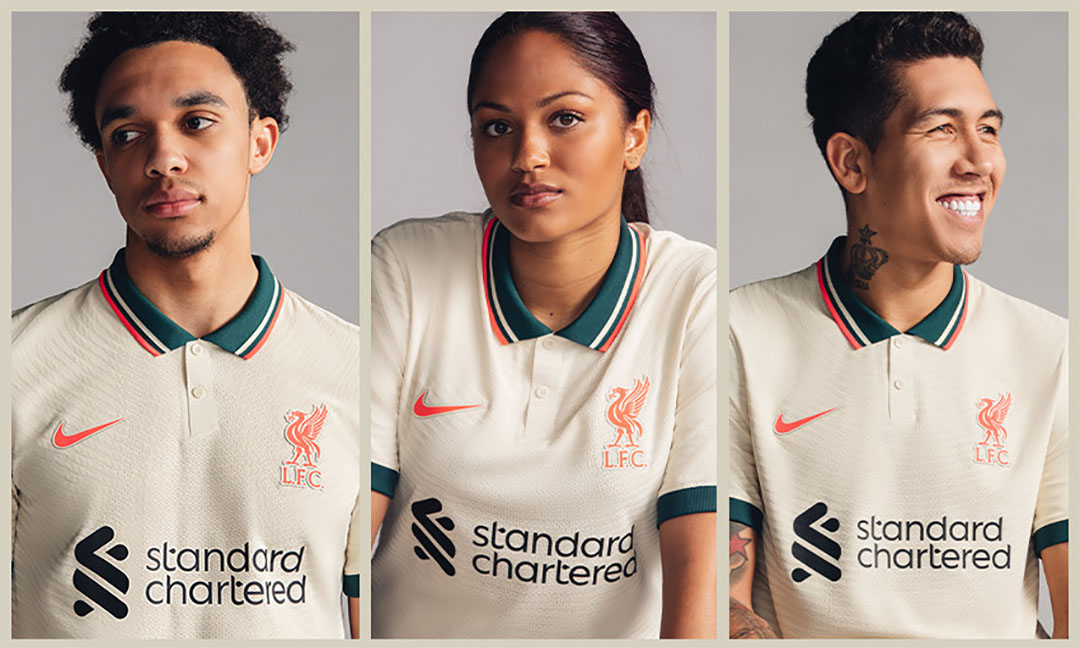 Camisa Liverpool II 21/22 Marfim - Nike - Masculino Torcedor