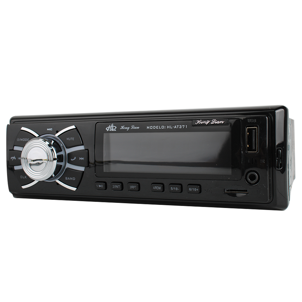 Radio para carro con accesorios y control remoto AT371