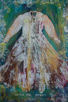 Antes del deseo, pintura 100 x 150 cm