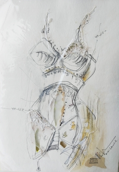 Exclusiva, dibujo. 17 x 24 cm