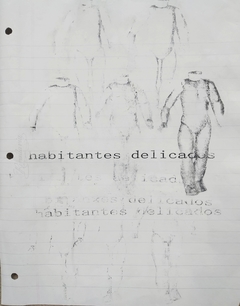 Habitantes delicados. Dibujo. 24 x 29