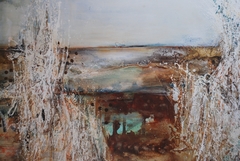 Bajo la piel de la tierra. 100 x 130 - comprar online