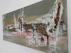 Hermoso amanecer de un junio frío. 40 x 90 - comprar online