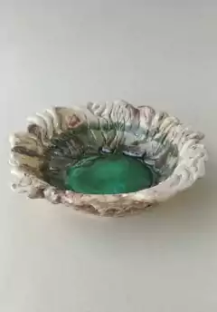 Fuente, ensaladera o centro de mesa. 27 x 7 cm