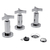 COMBO GRIFERÍAS FV TRIADES DOBLE COMANDO | DUCHA+LAVATORIO+BIDET - Porcelanatos HD - Grupo AP