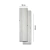 PORCELANATO ESPAÑOL SIMIL MADERA STN 30X150 WOODVILLE BLANCO