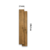 PORCELANATO SÍMIL MADERA ELIANE 19X118 ROBLE CANELA