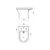 BIDET FERRUM LINEA VARESE 3 AGUJEROS - comprar online