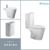 COMBO FERRUM SANITARIOS MARINA | BIDET 1 AG + DEPOSITO + INODORO LARGO