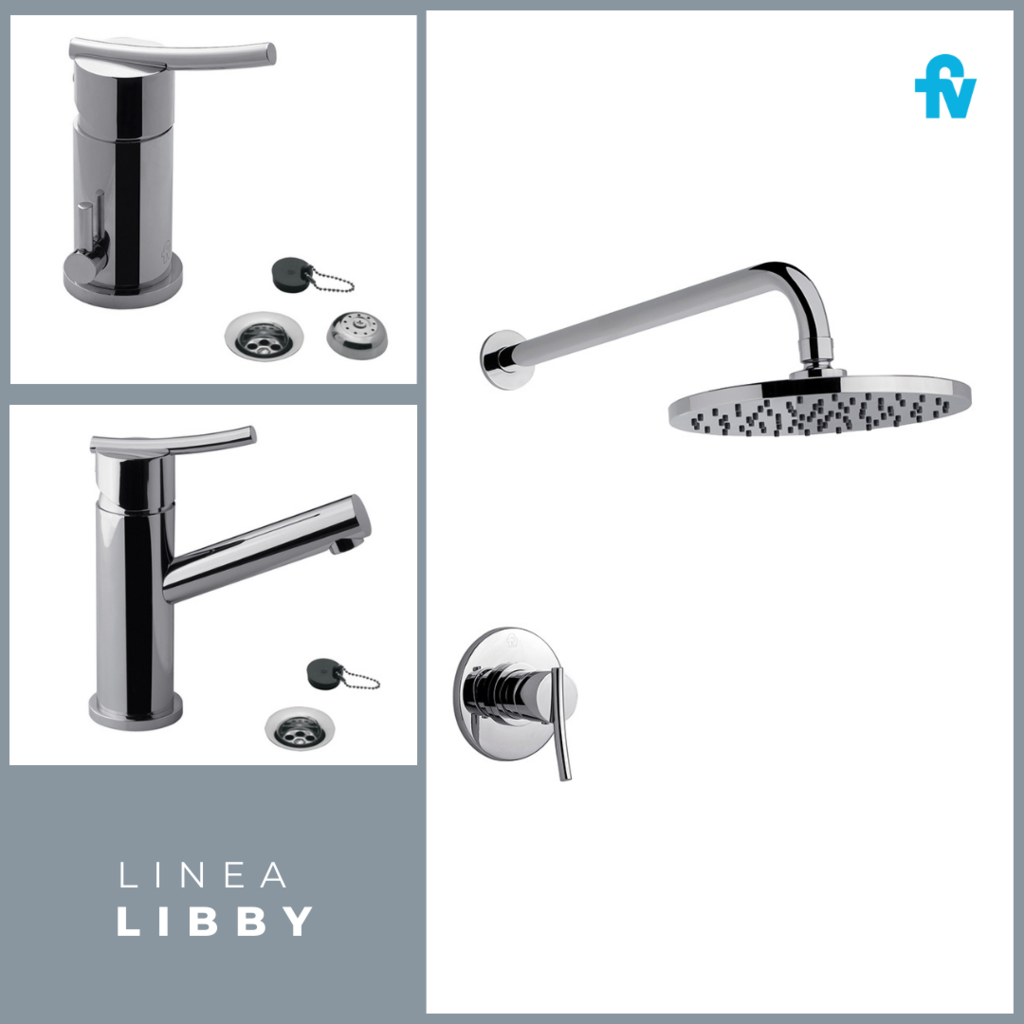 Combo Grifer A Fv Libby Monocomando Ducha Bidet Lavat