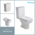 COMBO SANITARIOS FERRUM TRENTO | INODORO LARGO + DEPÓSITO + BIDET!