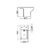 BIDET FERRUM TRENTO 1 AGUJERO - comprar online
