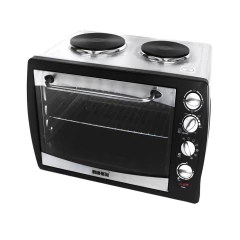 COCINA BRAM-METAL C/HORNO 2 HLLAS 42 LTS C/ESPIEDO+CONVECTOR+PISO A LA PIEDRA
